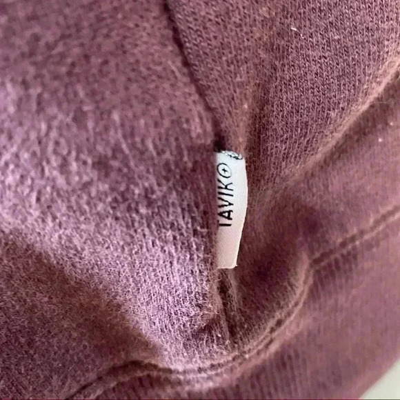 Tavik maroon sweatshirt size medium burgundy - Picture 5 of 6